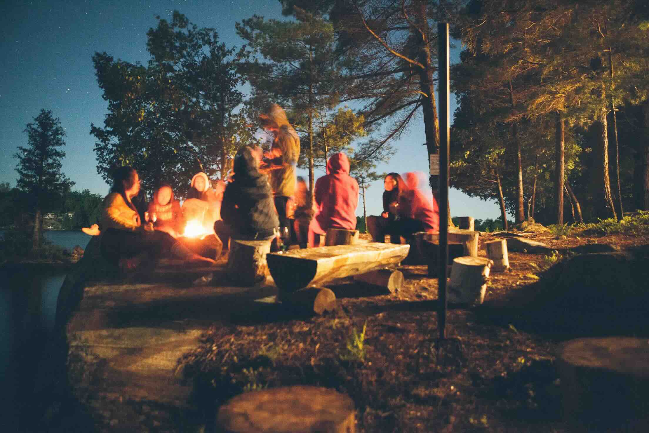 Plan a camping trip with friends and family.